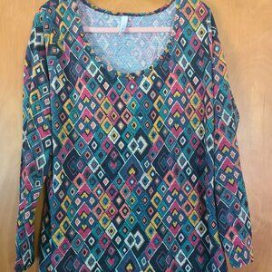 NWOT LuLaRoe long sleeve top sz 3xl